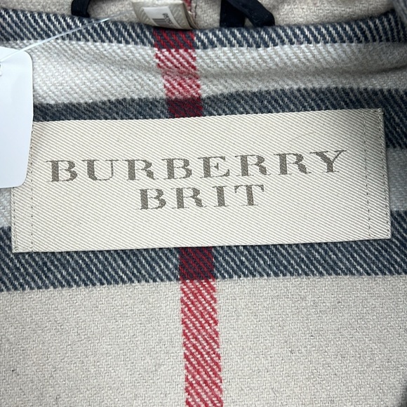 Burberry Brit Wool Toggle Pea Coat Black - Picture 7 of 12